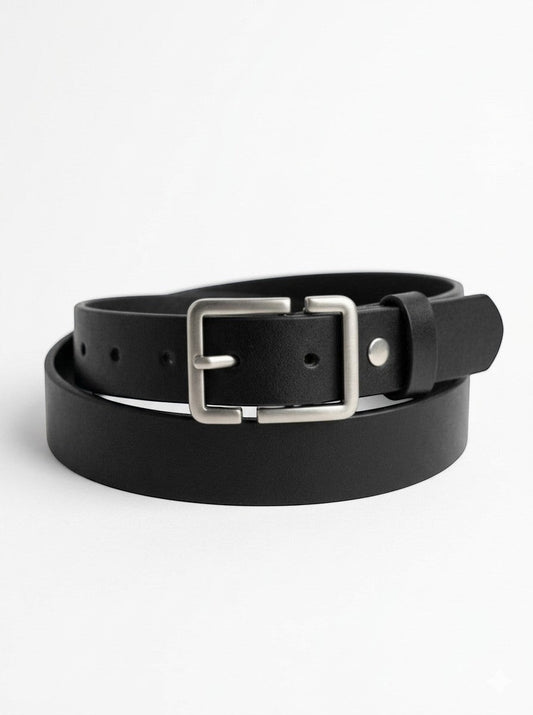 Torino Leather Belt - Black