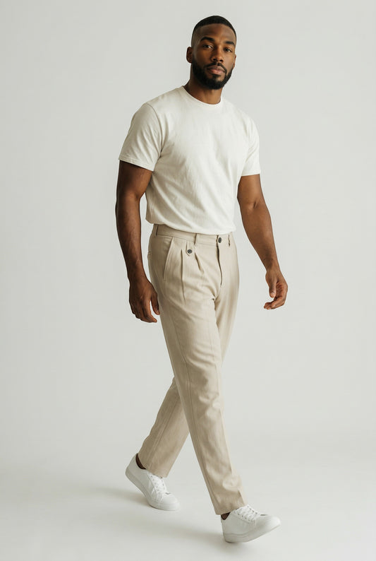 Portofino Tailored Trousers - Ivory